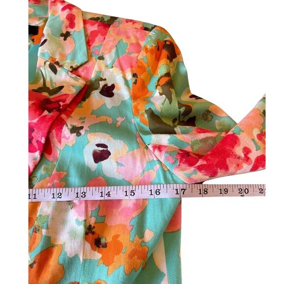 89th & Madison Floral Spring Blazer Size Small 0616J - Picture 3 of 7